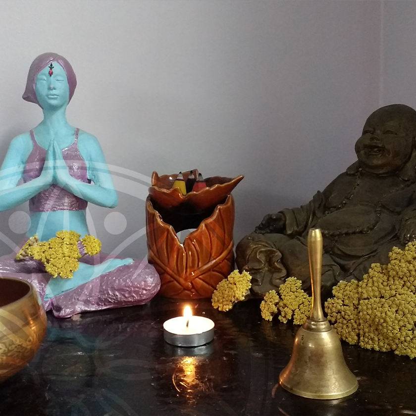 Altar con buda