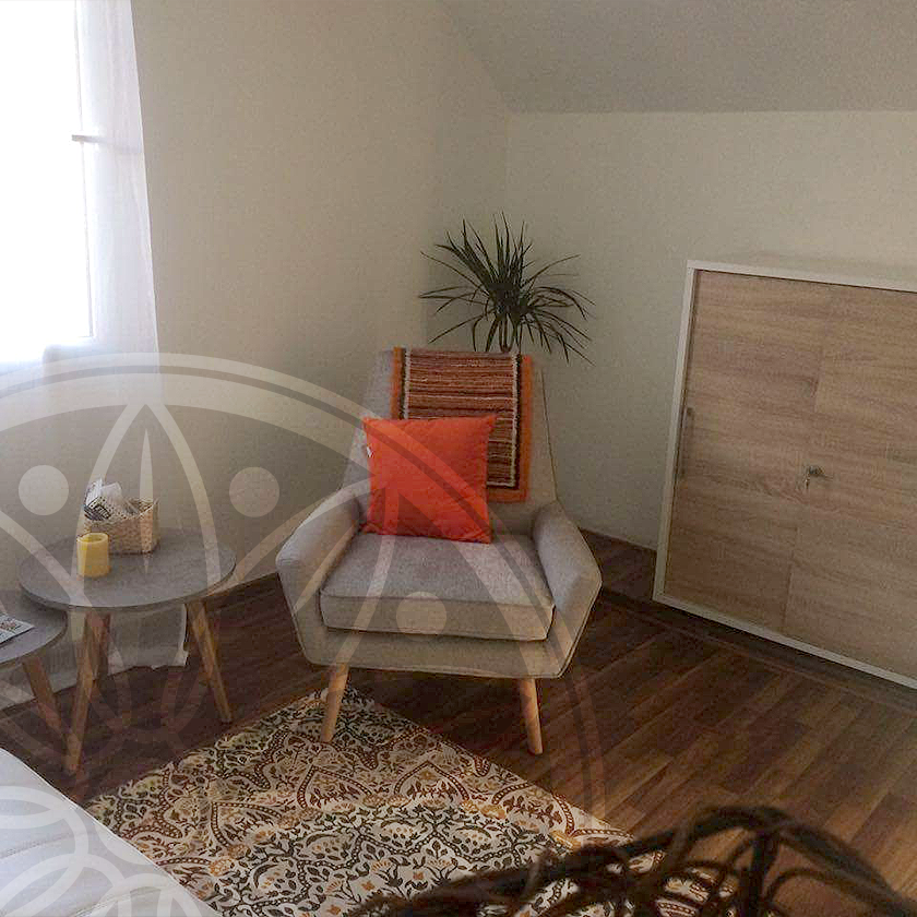 Sala con sillón